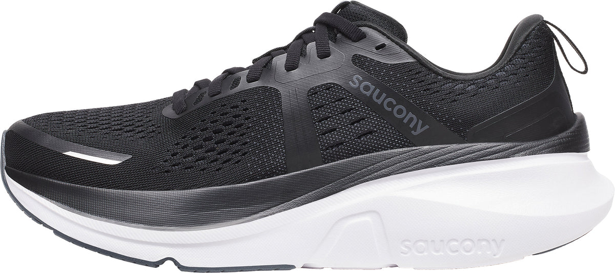 Saucony Guide 18 WIDE FIT Men's Running Shoes - Black - View 3