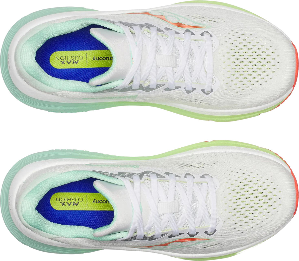 Saucony Guide 19 Women's Running Shoes - White - View 4