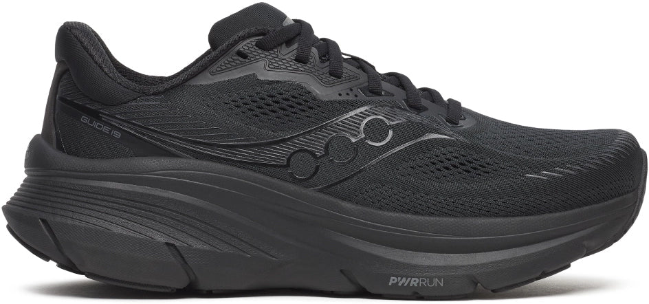 Saucony Guide 19 Men's Running Shoes - Black - View 1