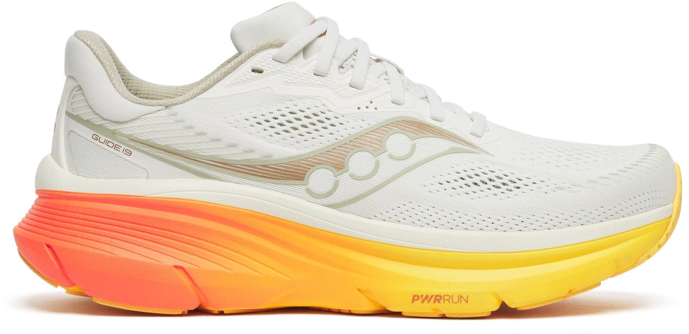 Saucony Guide 19 Men's Running Shoes - White - View 1