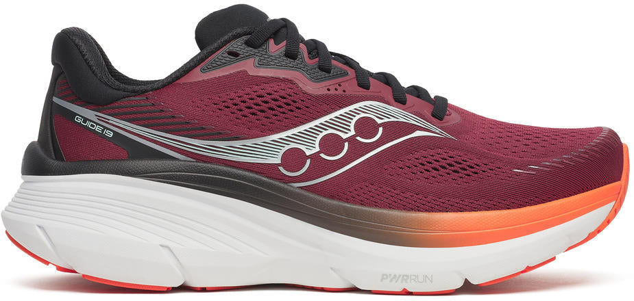 Saucony Guide 19 Men's Running Shoes - Red - View 1