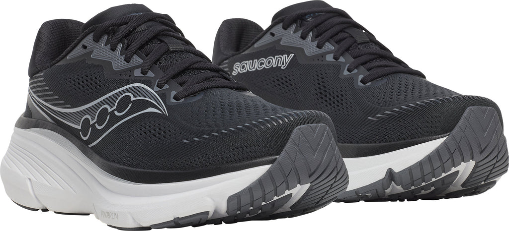 Saucony Guide 19 WIDE FIT Men's Running Shoes - Black - View 6