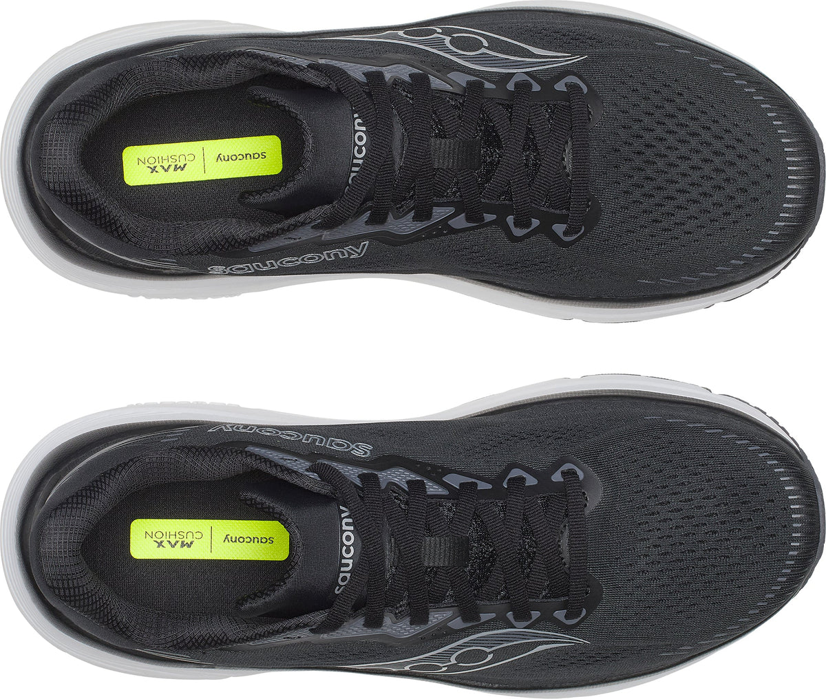 Saucony Guide 19 WIDE FIT Men's Running Shoes - Black - View 4
