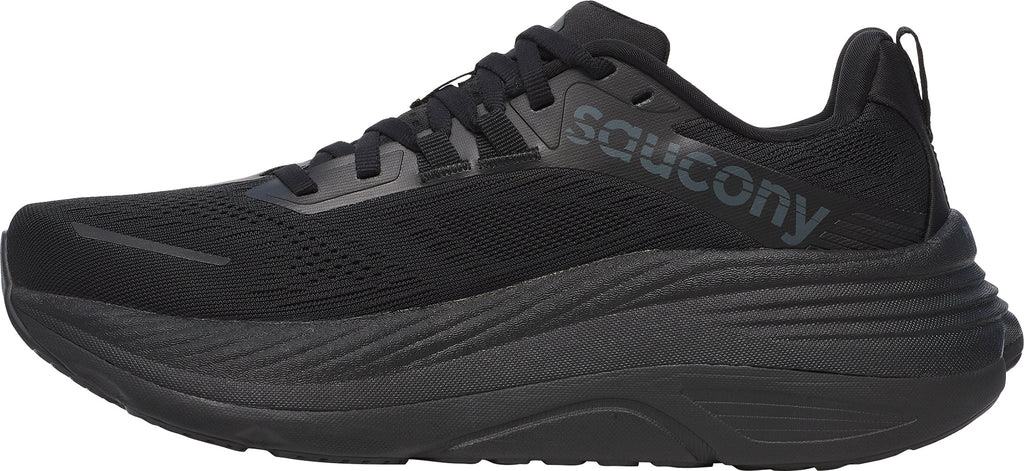 Saucony Hurricane 24 Women's Running Shoes - Black - View 3