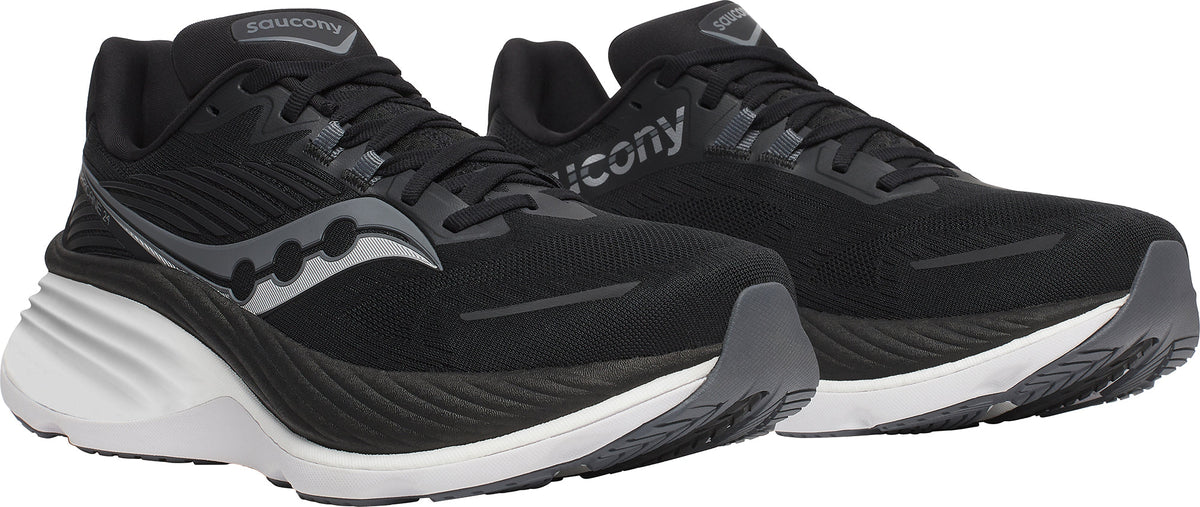 Saucony Hurricane 24 Men's Running Shoes - Black - View 6