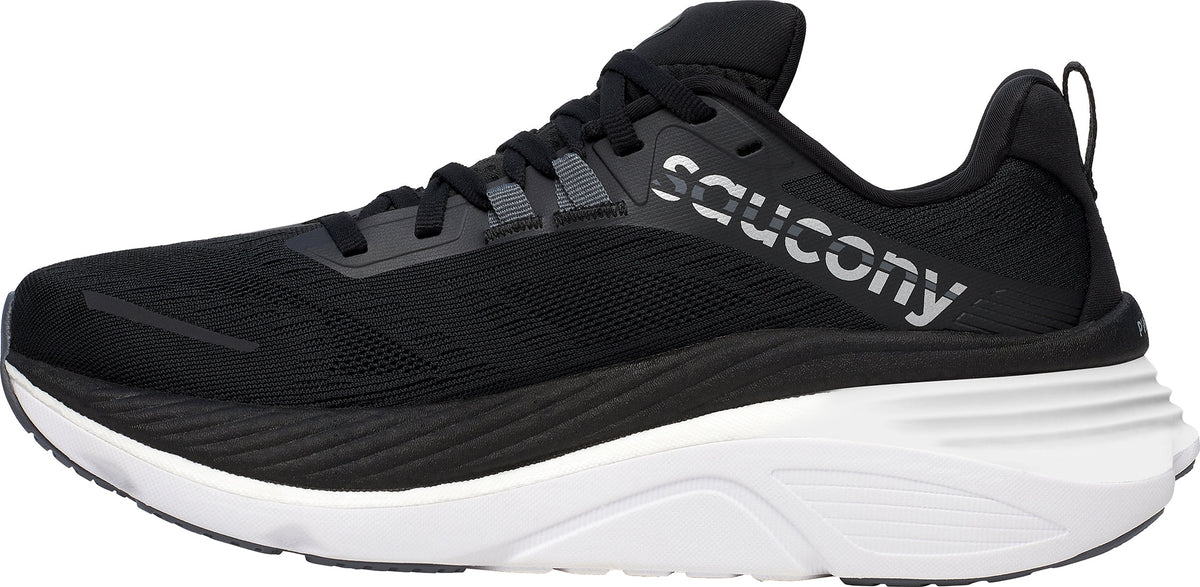 Saucony Hurricane 24 WIDE FIT Women's Running Shoes - Black - View 3