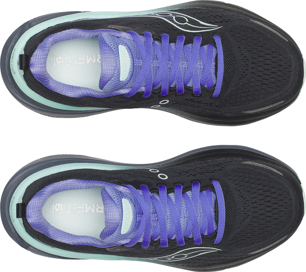 Saucony Hurricane 25 Women's Running Shoes - Black - View 4