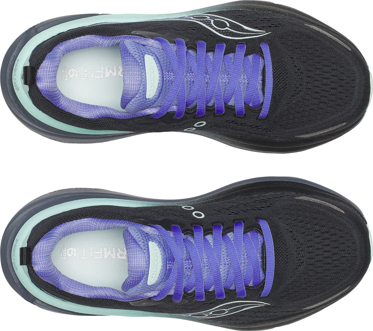 Saucony Hurricane 25 Women's Running Shoes - Black - View 4