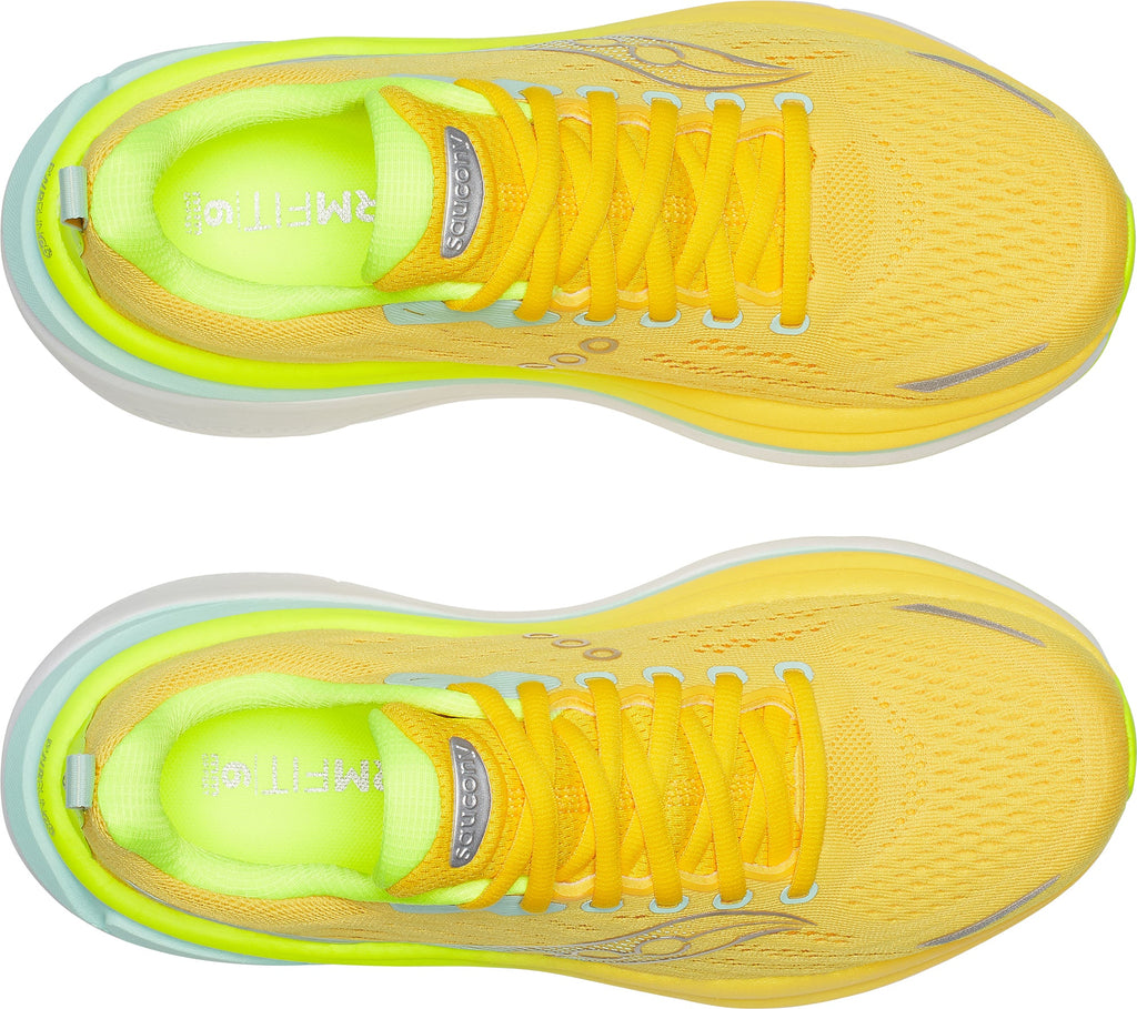 Saucony Hurricane 25 Women's Running Shoes - Yellow - View 4