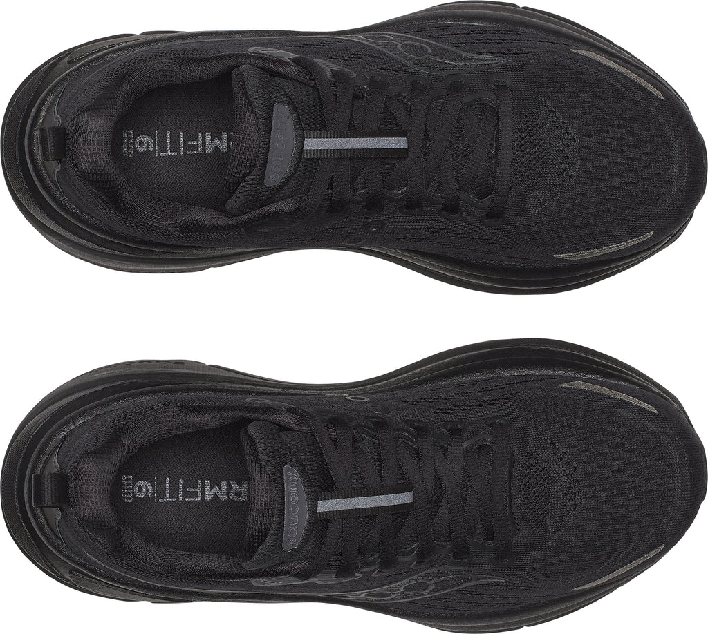 Saucony Hurricane 25 Women's Running Shoes - Black - View 4