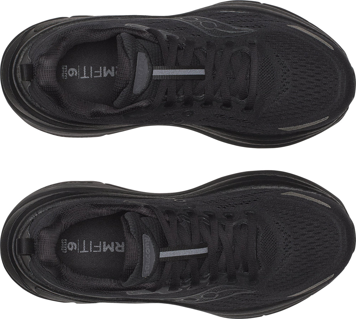 Saucony Hurricane 25 Women's Running Shoes - Black - View 4