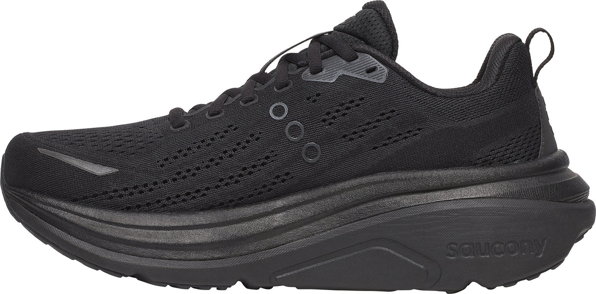 Saucony Hurricane 25 Men's Running Shoes - Black - View 3