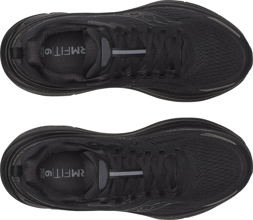 Saucony Hurricane 25 Men's Running Shoes - Black - View 4