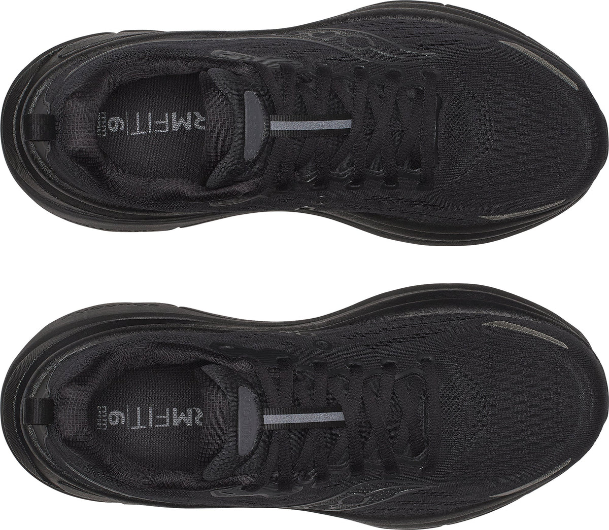 Saucony Hurricane 25 Men's Running Shoes - Black - View 4