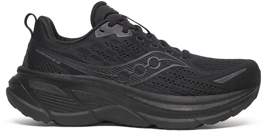Saucony Hurricane 25 Men's Running Shoes - Black - View 1