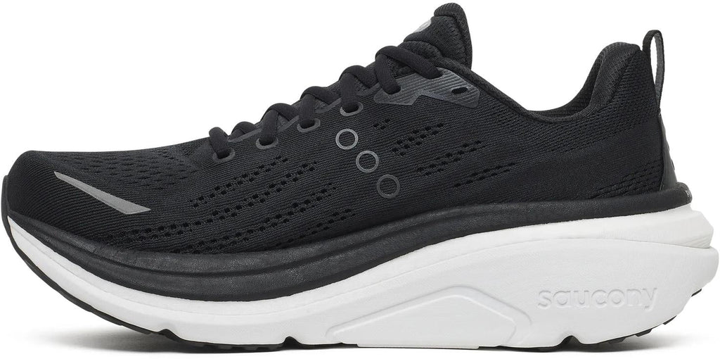 Saucony Hurricane 25 WIDE FIT Men's Running Shoes - Black - View 3