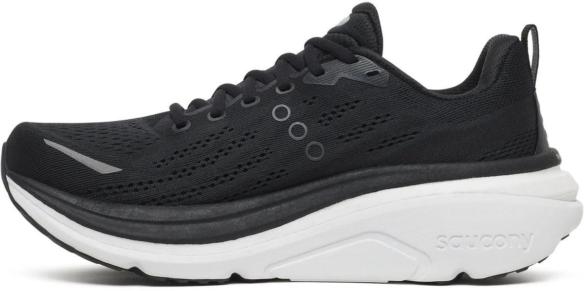 Saucony Hurricane 25 WIDE FIT Men's Running Shoes - Black - View 3