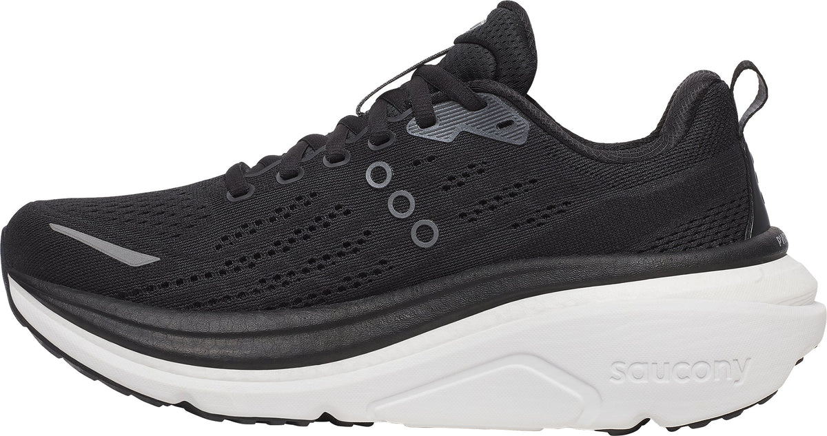 Saucony Hurricane 25 WIDE FIT Women's Running Shoes - Black - View 3