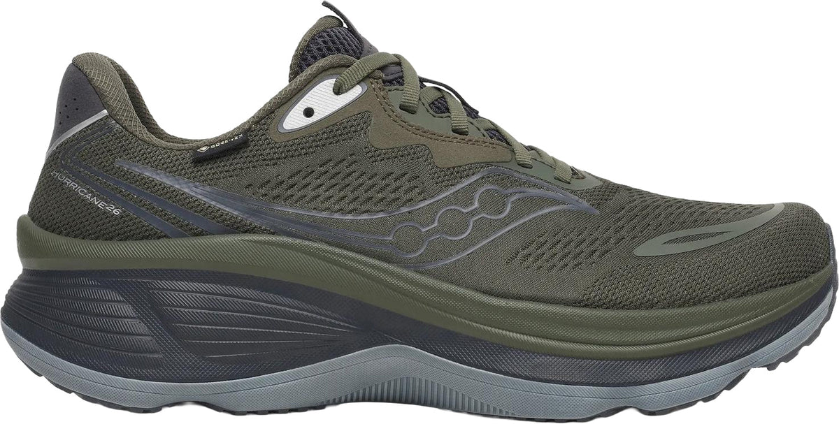 Saucony Hurricane 26 GORE-TEX Men's Running Shoes - Green - View 1