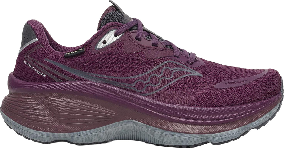 Saucony Hurricane 26 GORE-TEX Women's Running Shoes - Purple - View 1