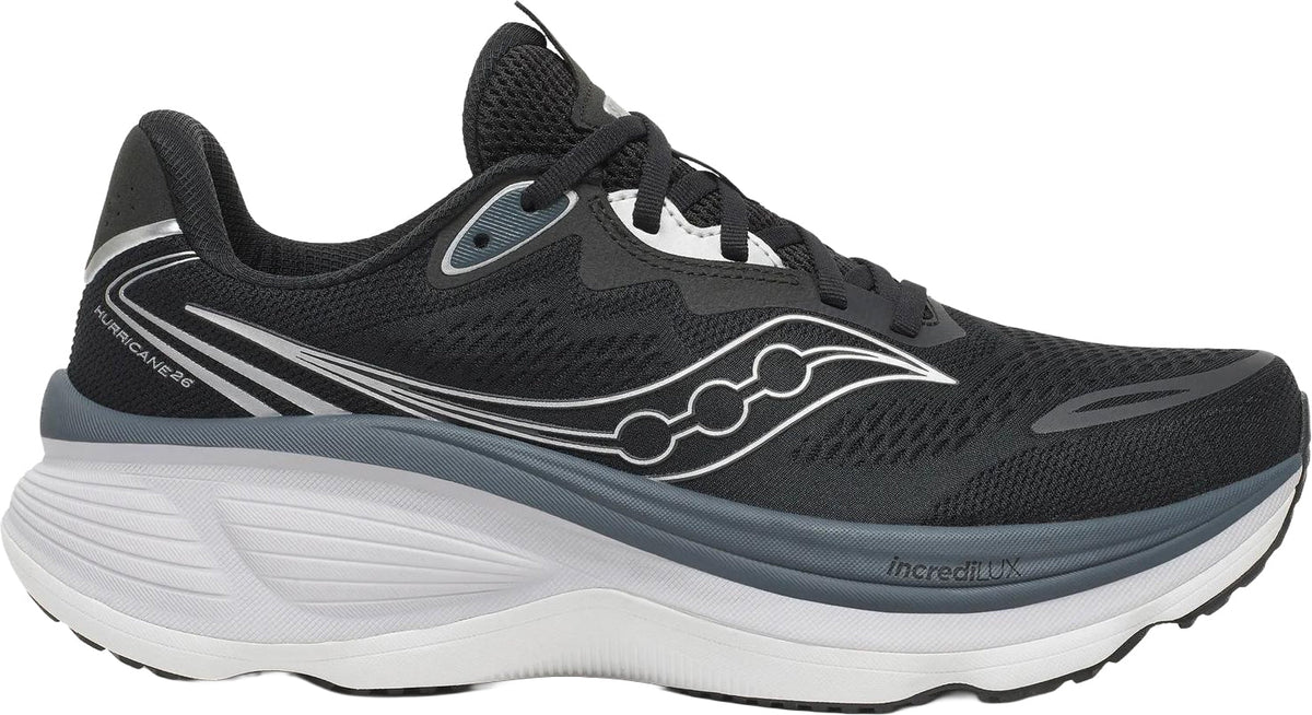 Saucony Hurricane 26 Men's Running Shoes - Black - View 1