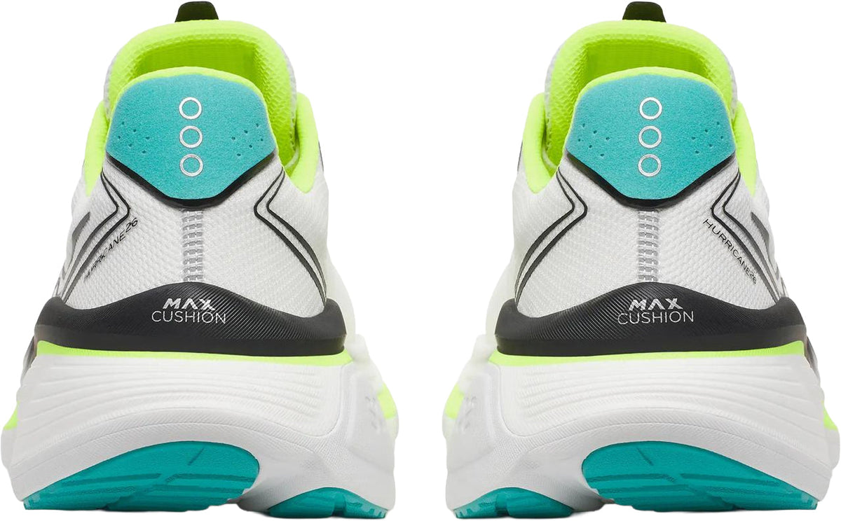 Saucony Hurricane 26 Men's Running Shoes - White - View 5