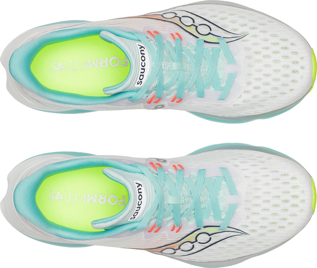 Saucony Kinvara 16 Women's Running Shoes - White - View 4