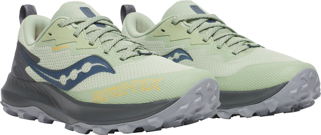 Saucony Peregrine 14 GORE-TEX Women's Trail Running Shoes - Green - View 6
