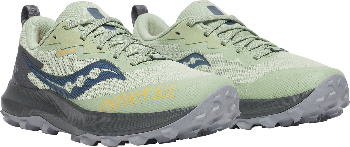 Saucony Peregrine 14 GORE-TEX Women's Trail Running Shoes - Green - View 6