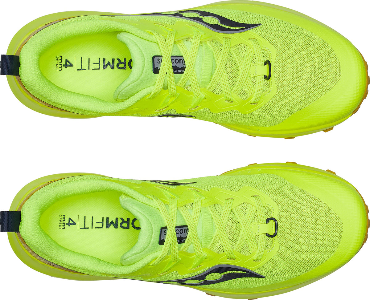 Saucony Peregrine 14 Men's Trail Running Shoes - Yellow - View 4