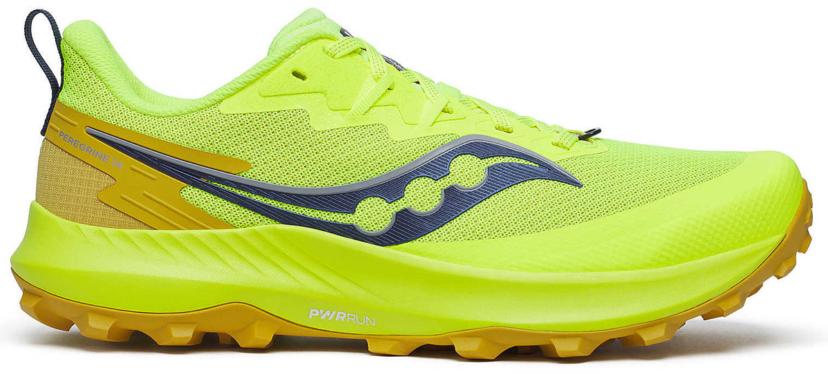 Saucony Peregrine 14 Men's Trail Running Shoes - Yellow - View 1