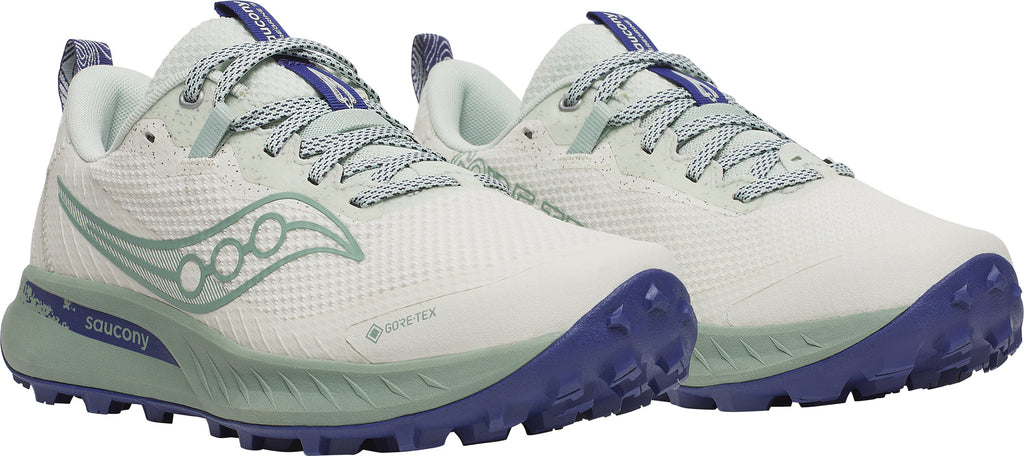 Saucony Peregrine 15 GORE-TEX Women's Trail Running Shoes - White - View 6