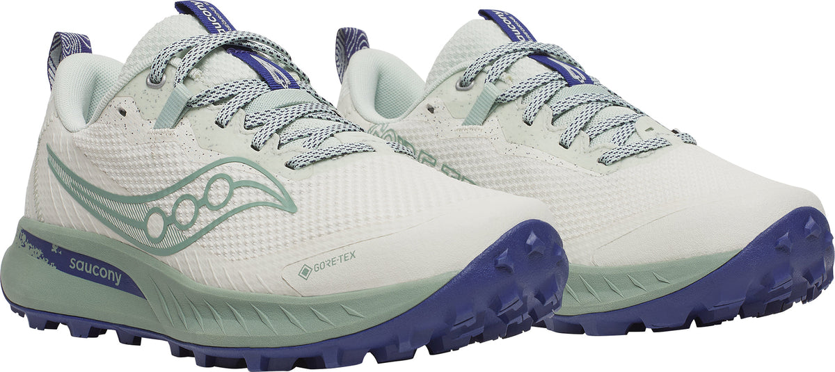 Saucony Peregrine 15 GORE-TEX Women's Trail Running Shoes - White - View 6
