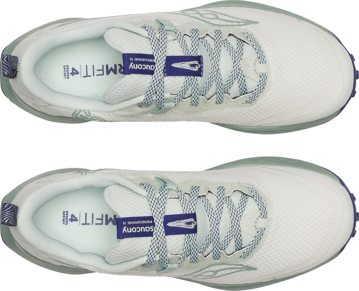 Saucony Peregrine 15 GORE-TEX Women's Trail Running Shoes - White - View 4
