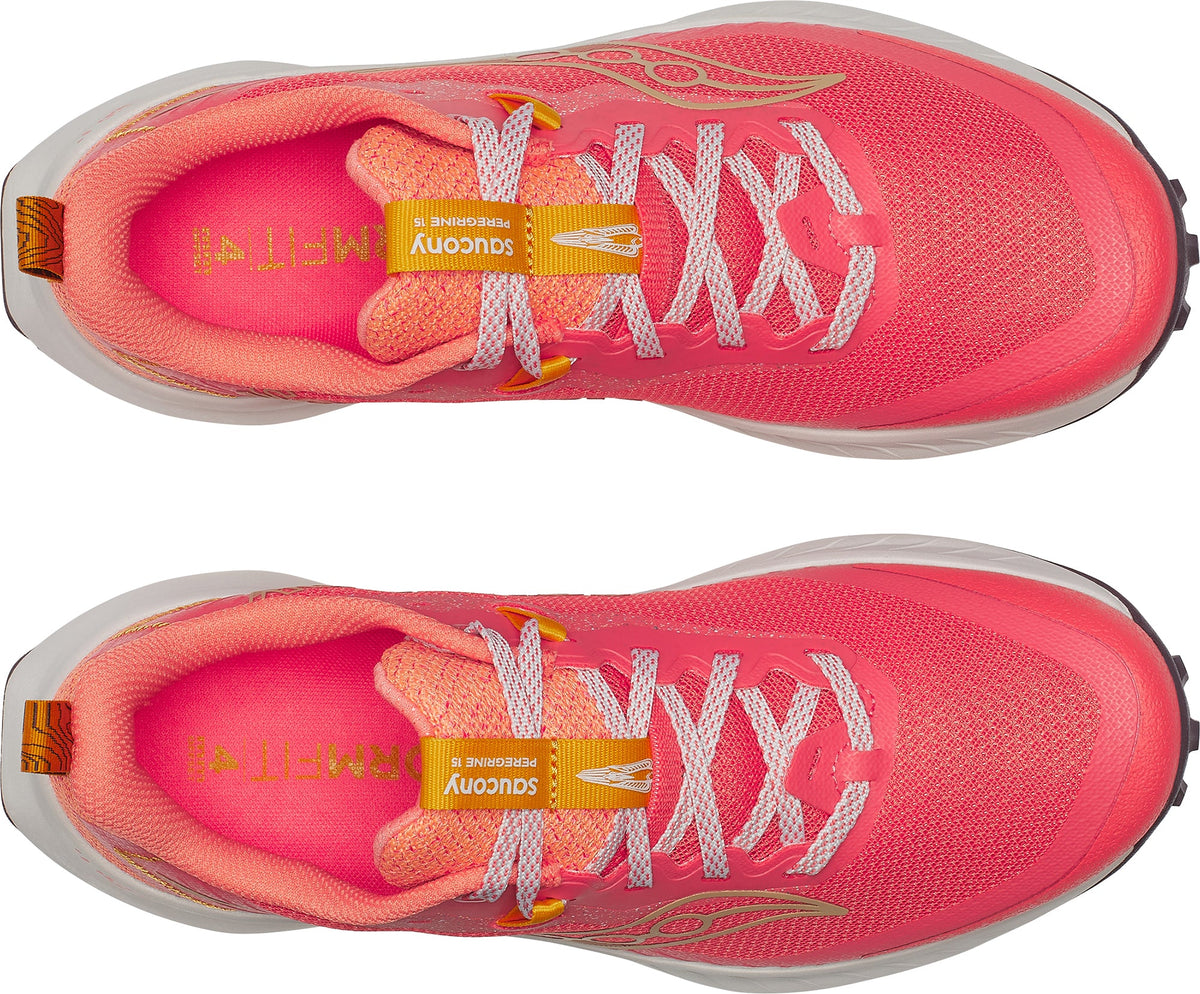 Saucony Peregrine 15 Women's Trail Running Shoes - Pink - View 4