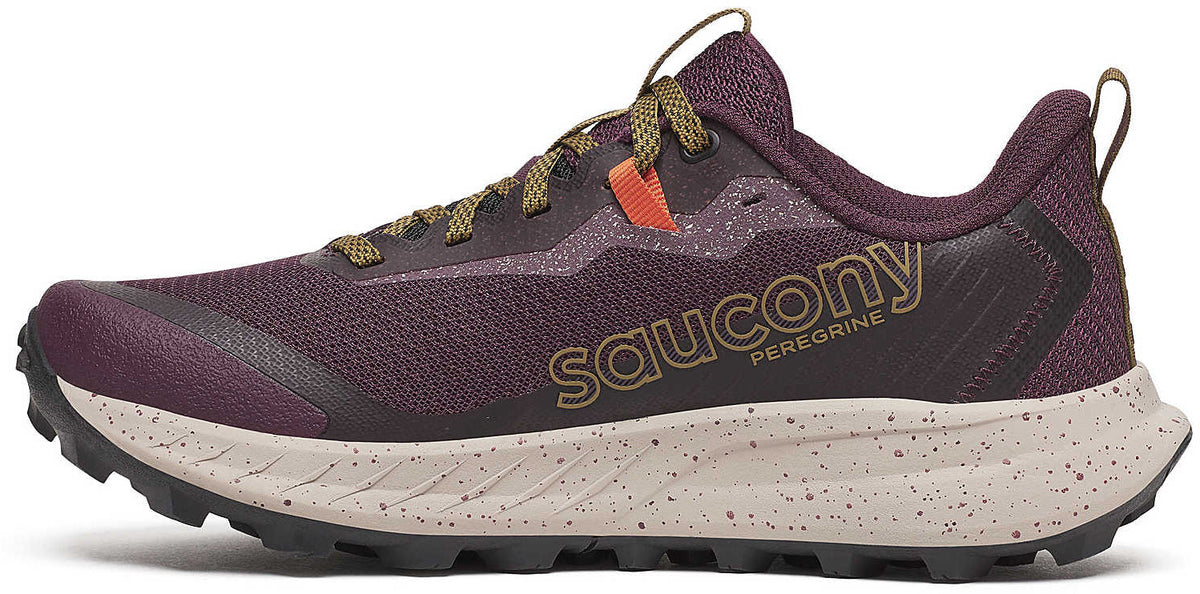 Saucony Peregrine 15 Women's Trail Running Shoes - Red - View 3