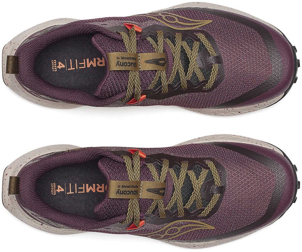 Saucony Peregrine 15 Women's Trail Running Shoes - Red - View 4