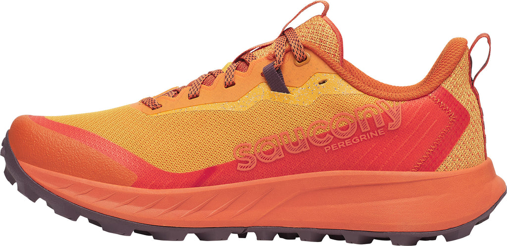 Saucony Peregrine 15 Men's Trail Running Shoes - Orange - View 3