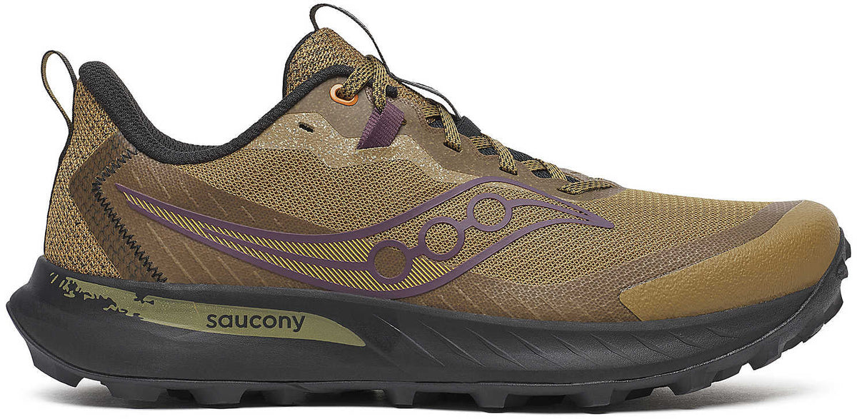 Saucony Peregrine 15 Men's Trail Running Shoes - Brown - View 1