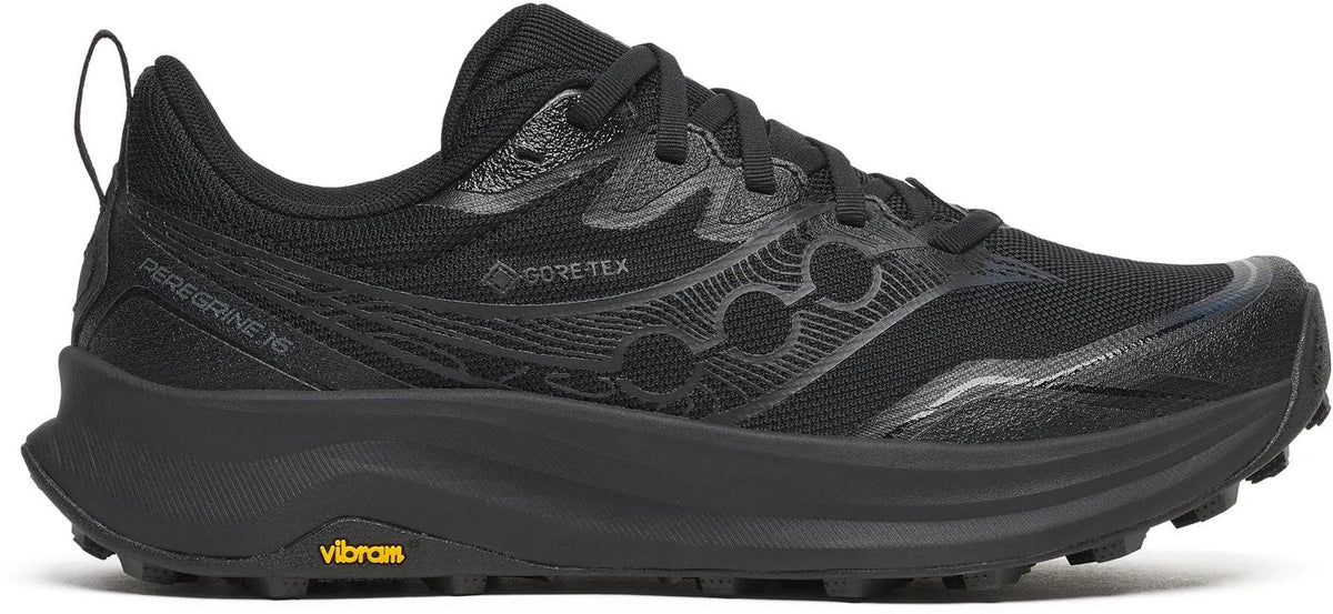 Saucony Peregrine 16 GORE-TEX Women's Trail Running Shoes - Black - View 1