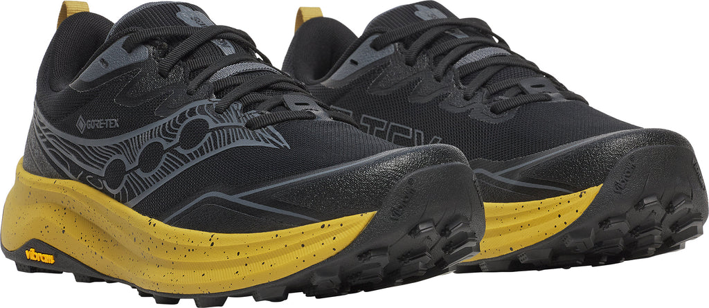 Saucony Peregrine 16 GORE-TEX Men's Trail Running Shoes - Black - View 6