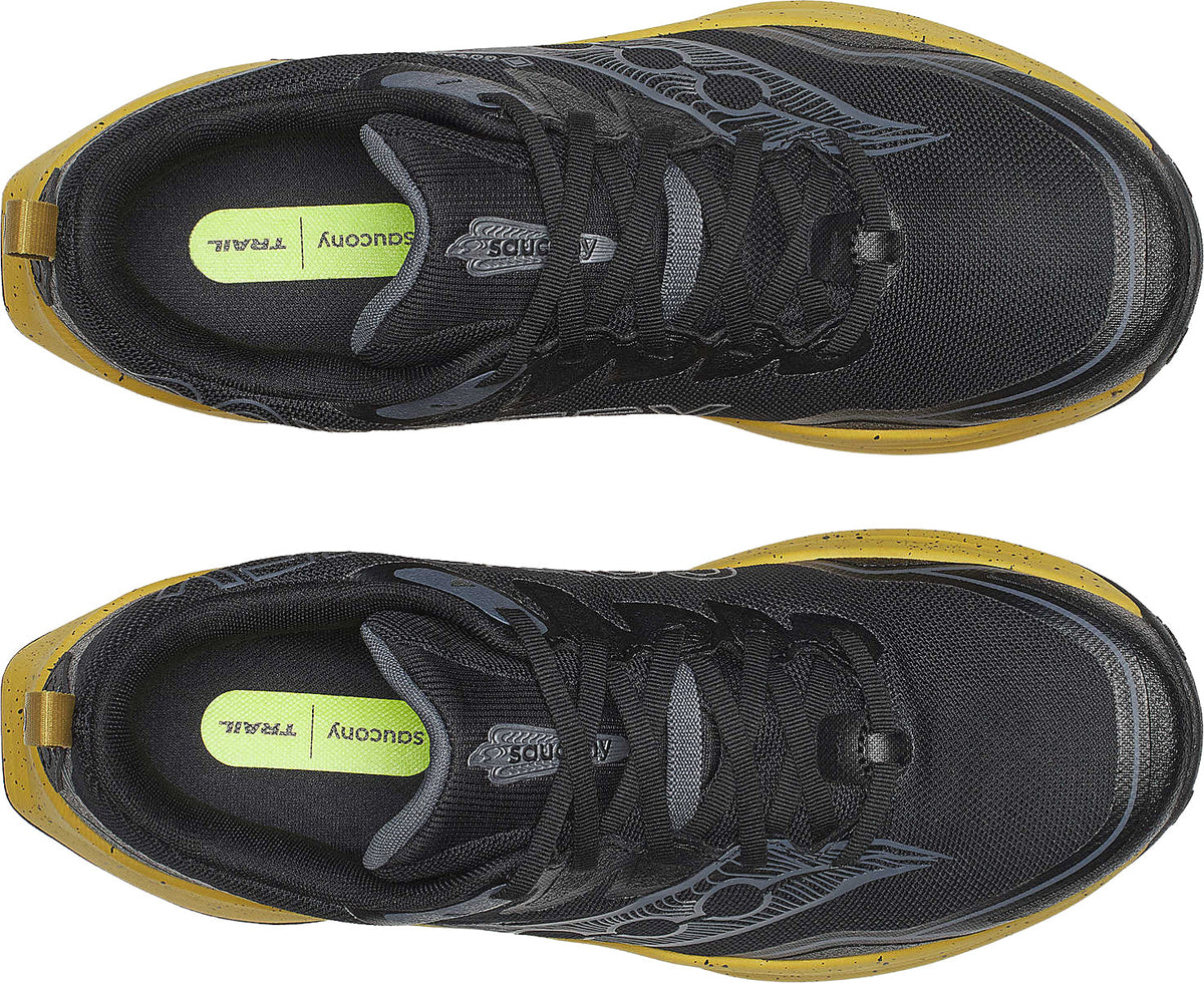 Saucony Peregrine 16 GORE-TEX Men's Trail Running Shoes - Black - View 4