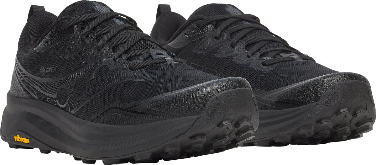 Saucony Peregrine 16 GORE-TEX Men's Trail Running Shoes - Black - View 6
