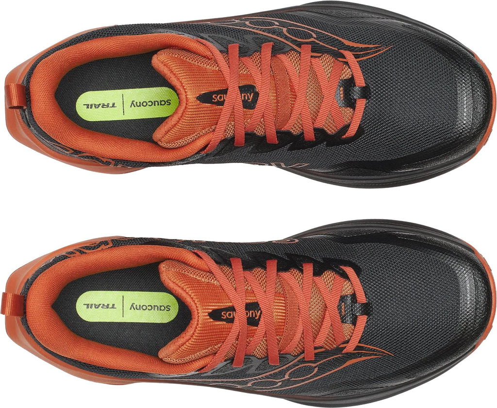 Saucony Peregrine 16 Men's Trail Running Shoes - Black - View 4