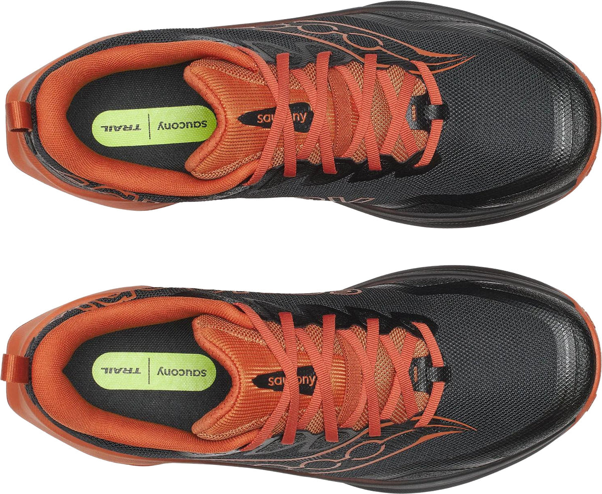 Saucony Peregrine 16 Men's Trail Running Shoes - Black - View 4
