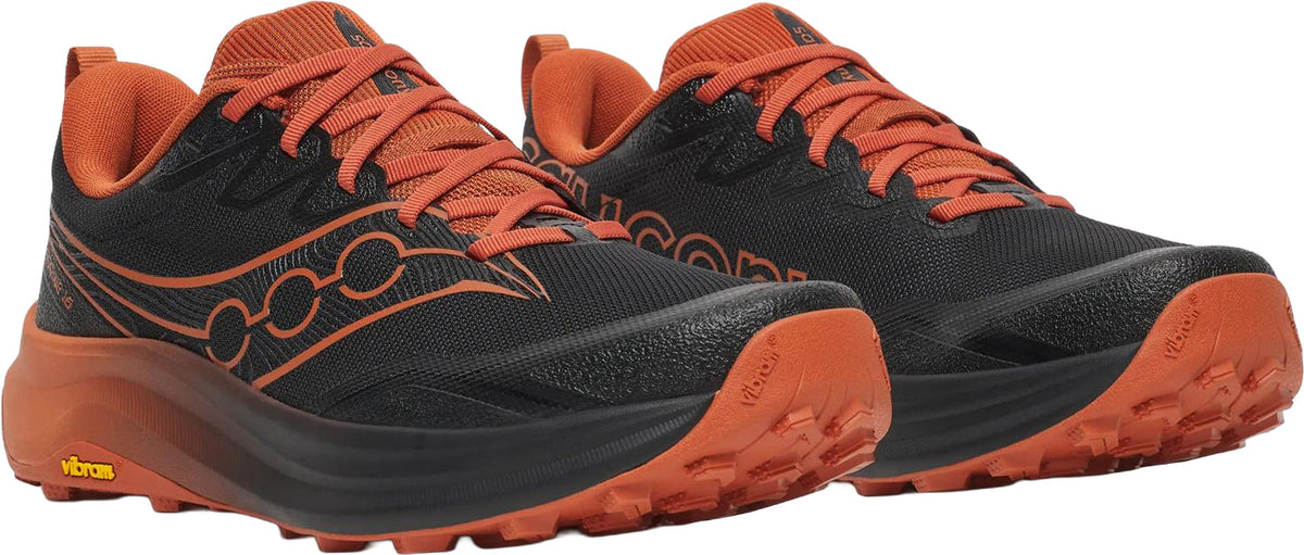 Saucony Peregrine 16 Men's Trail Running Shoes - Black - View 6