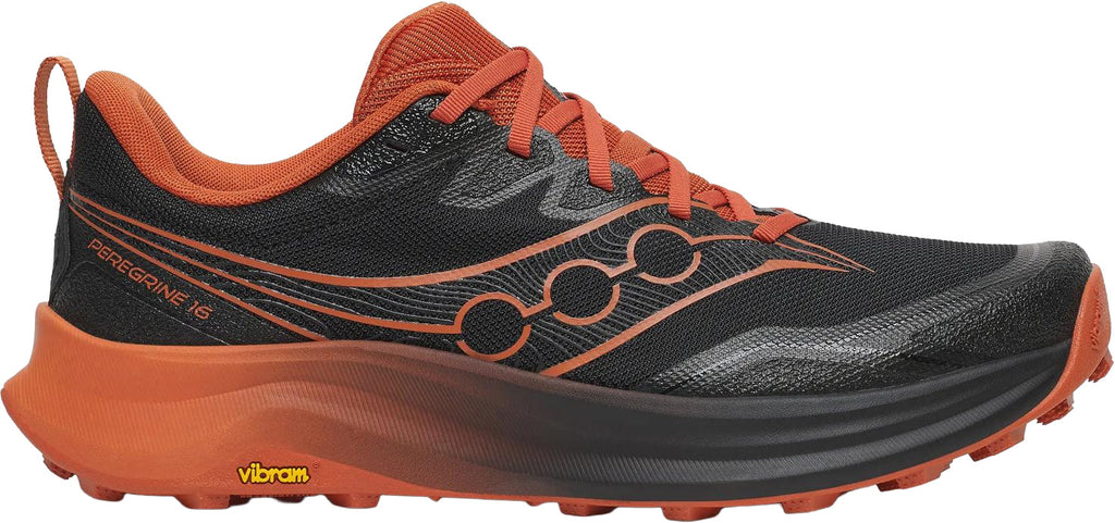 Saucony Peregrine 16 Men's Trail Running Shoes - Black - View 1