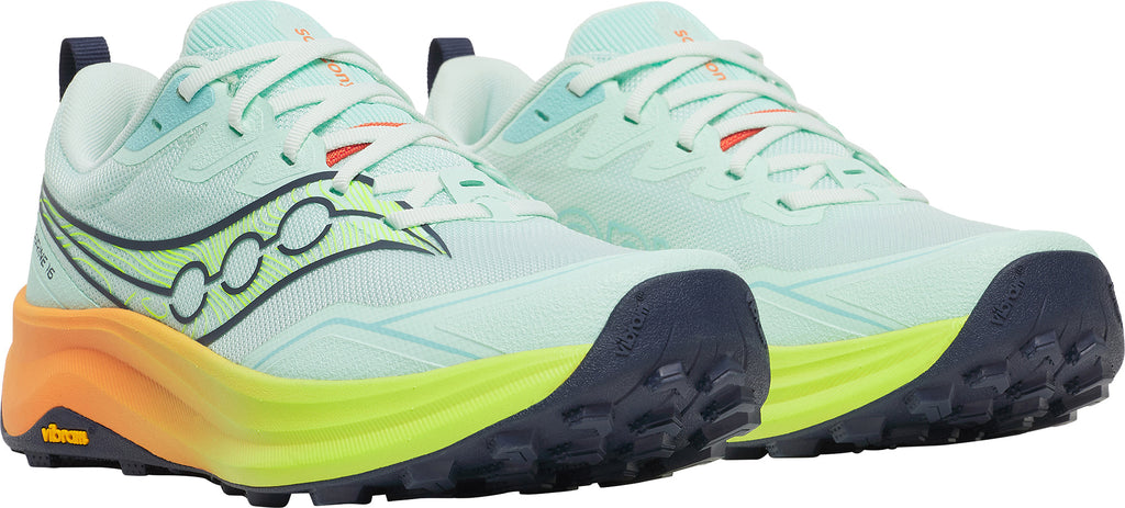 Saucony Peregrine 16 Women's Trail Running Shoes - Blue - View 6