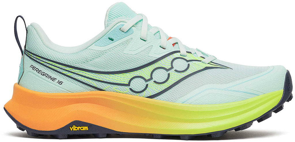 Saucony Peregrine 16 Women's Trail Running Shoes - Blue - View 1