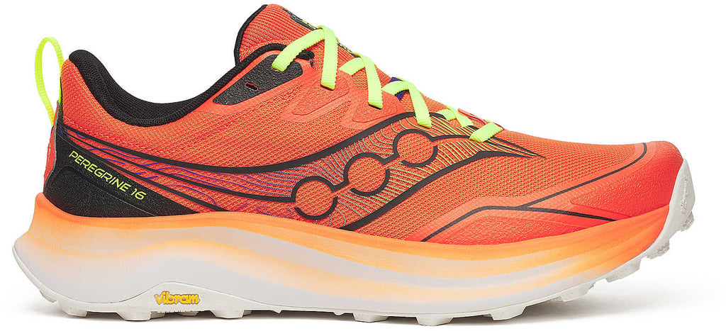Saucony Peregrine 16 Men's Trail Running Shoes - Orange - View 1